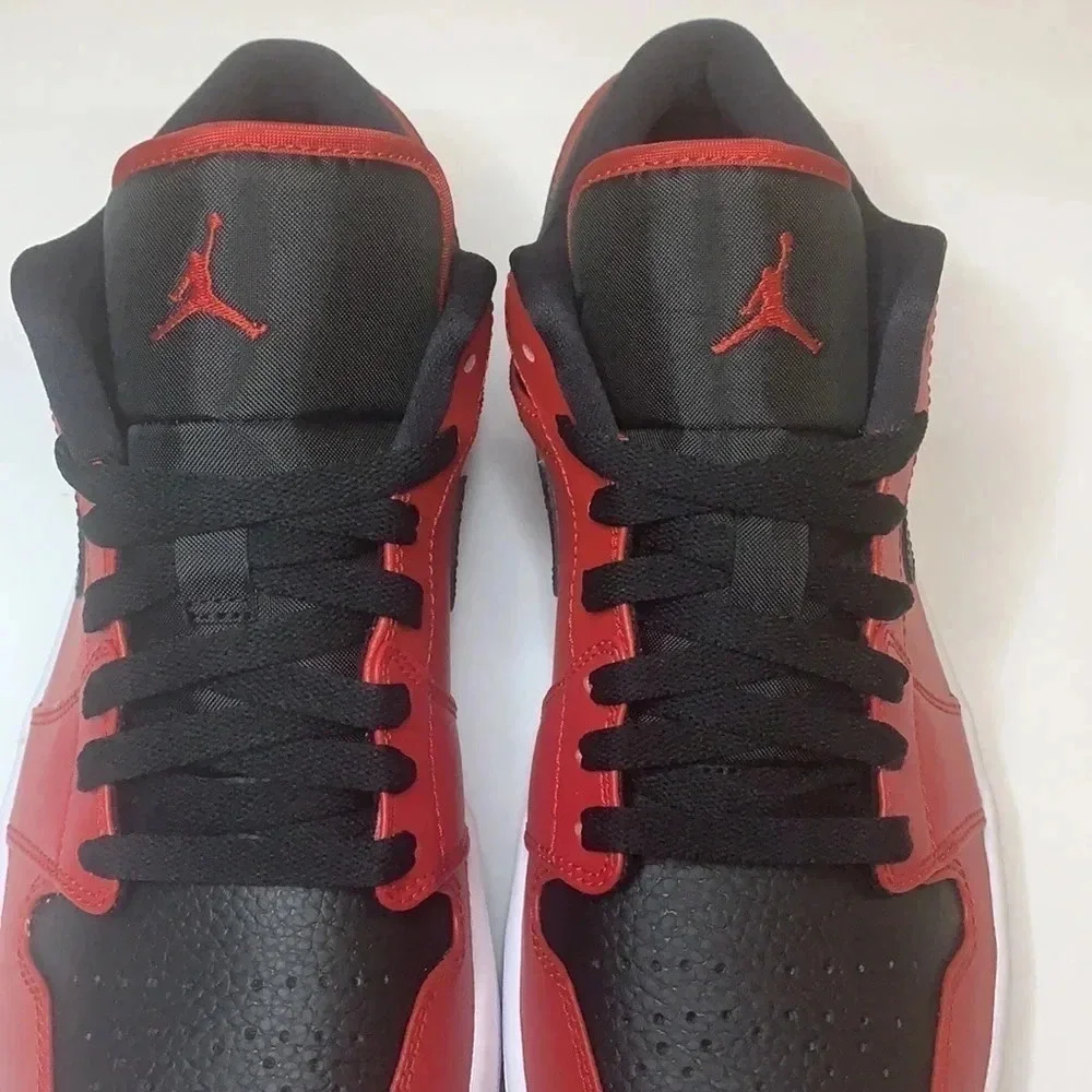 Jordan 1 Low Reverse Bred Sneakers Gym 9.5 New